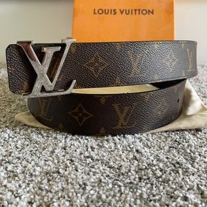 Louis Vuitton 85/34 Reversible Belt